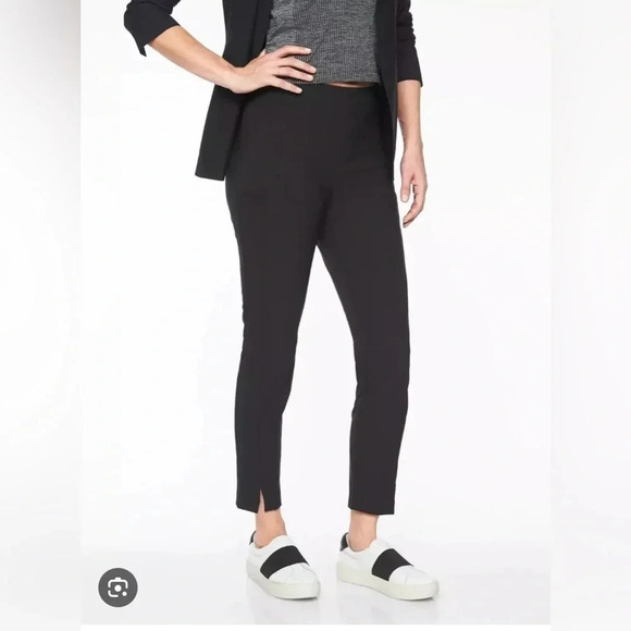 Athleta Wander Slim Black Pants size‎ 6 353450-02 excellent used condition EUC - Picture 1 of 6